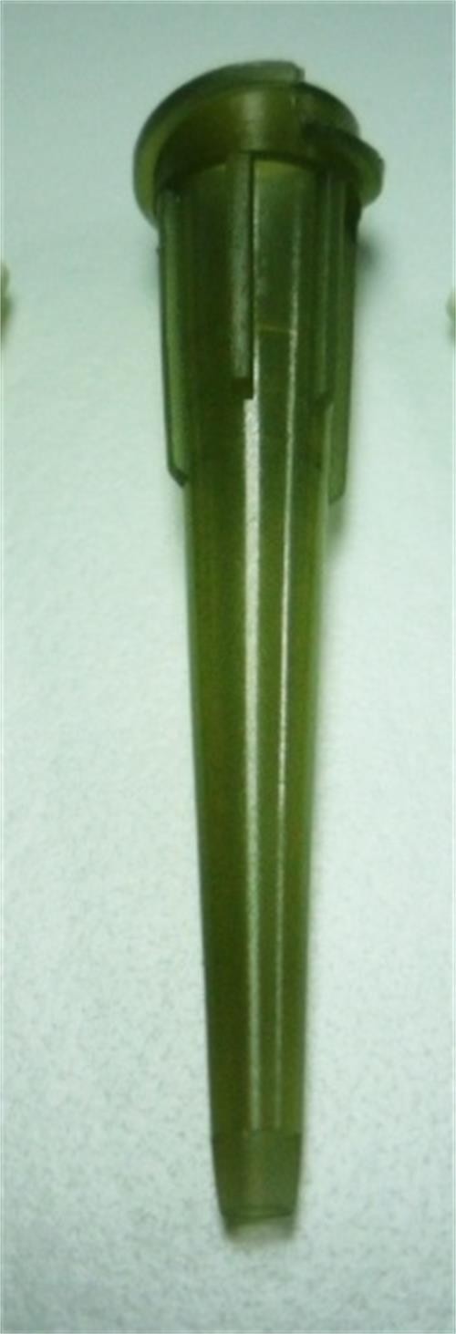 14G錐度塑膠點膠針(橄欖綠)